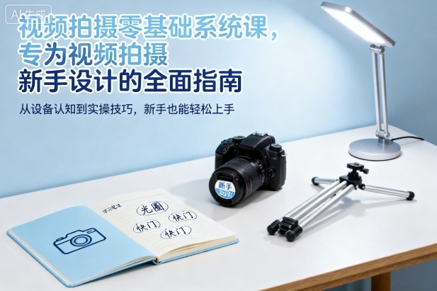 视频拍摄零基础系统课，专为视频拍摄新手设计的全面指南-邪修侠学院
