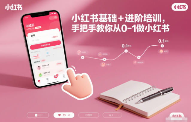 小红书基础+进阶培训,手把手教你从0-1做小红书-邪修侠学院