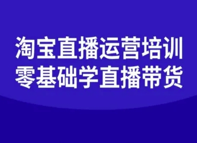 淘宝直播运营培训-零基础学会直播卖货-邪修侠学院