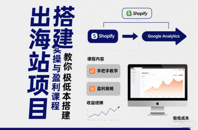 小淘出海站项目，搭建实操与盈利课程，手把手教你用极低成本搭建-邪修侠学院