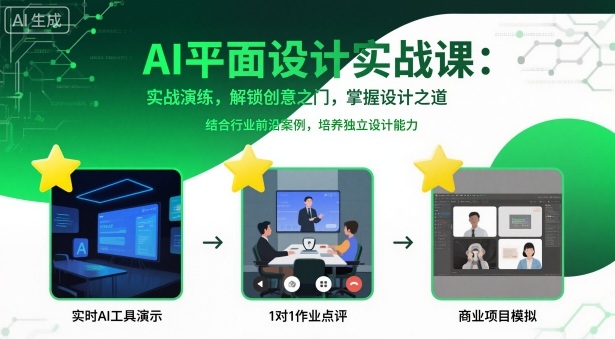 AI平面设计实战课,实战演练,解锁创意之门,掌握设计之道-邪修侠学院