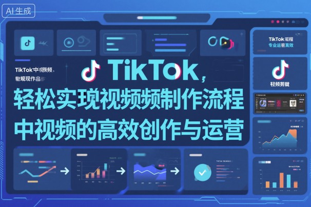 TikTok中视频制做流程,轻松实现Tk中视频的高效创作与运营-邪修侠学院