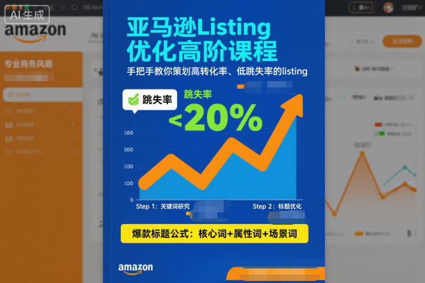 亚马逊Listing优化高阶课程,手把手教你策划高转化率、低跳失率的listing-邪修侠学院