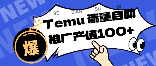 专注于Temu商家提供精准曝光浏览量，助力店铺排名提升和转化，单机日收入80-130【揭秘】-邪修侠学院