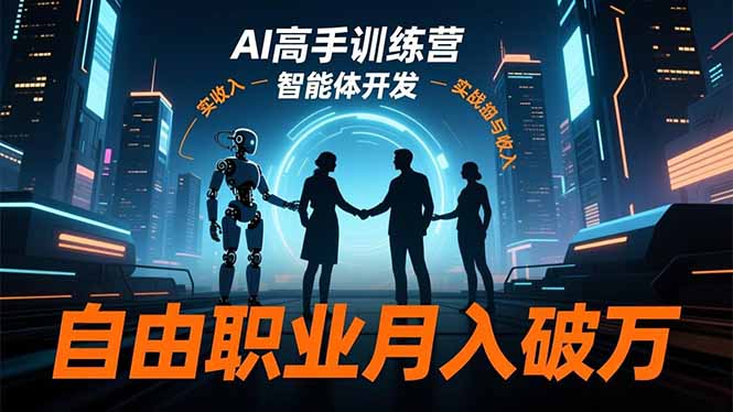 AI高手训练营3.0,ChatGPT,Midjourney,智能体开发,自由职业月入破万-邪修侠学院