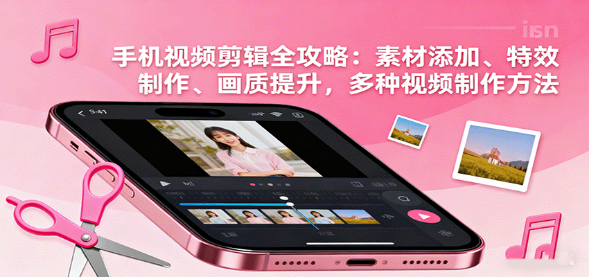手机视频剪辑全攻略:素材添加、特效制作、画质提升,多种视频制作方法-邪修侠学院
