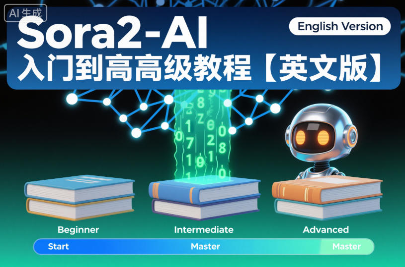 Sora2-AI入门到高级教程【英文版】-邪修侠学院
