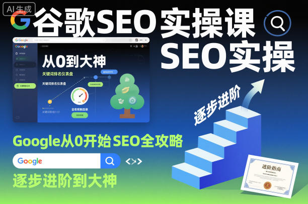 谷歌SEO实操课,Google从0开始SEO全攻略,逐步进阶到大神-邪修侠学院