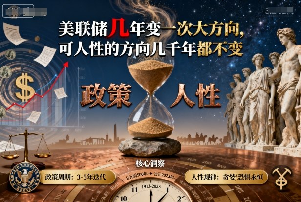 付费文章:美联储几年变一次大方向,可人性的方向几千年都不变-邪修侠学院