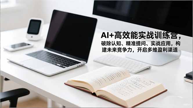 AI+高效能实战训练营,破除认知、精准提问、实战应用,构建未来竞争力,开启多维盈利渠道-邪修侠学院