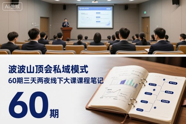 波波山顶会私域模式60期三天两夜线下大课课程笔记(文档)-邪修侠学院