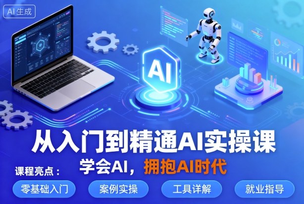 从入门到精通AI实操课,学会AI,拥抱AI时代-邪修侠学院