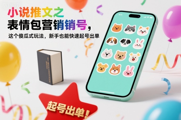 小说推文之表情包营销号,这个傻瓜式玩法,新手也能快速起号出单-邪修侠学院