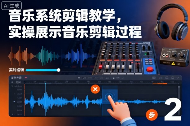 音乐系统剪辑教学,实操展示音乐剪辑过程-邪修侠学院