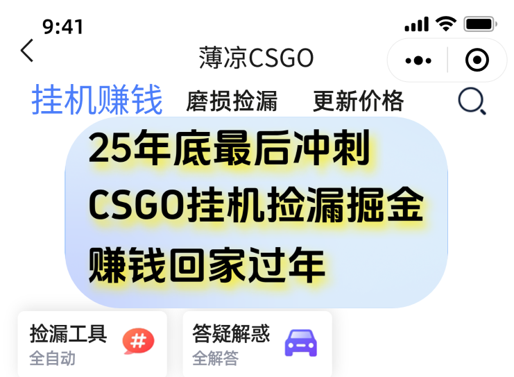 用CSGO游戏挂机捡漏掘金赚钱掘金,一部手机轻松日入500+-邪修侠学院