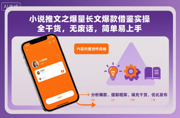 小说推文之爆量长文爆款借鉴实操,全干货,无废话,简单易上手-邪修侠学院